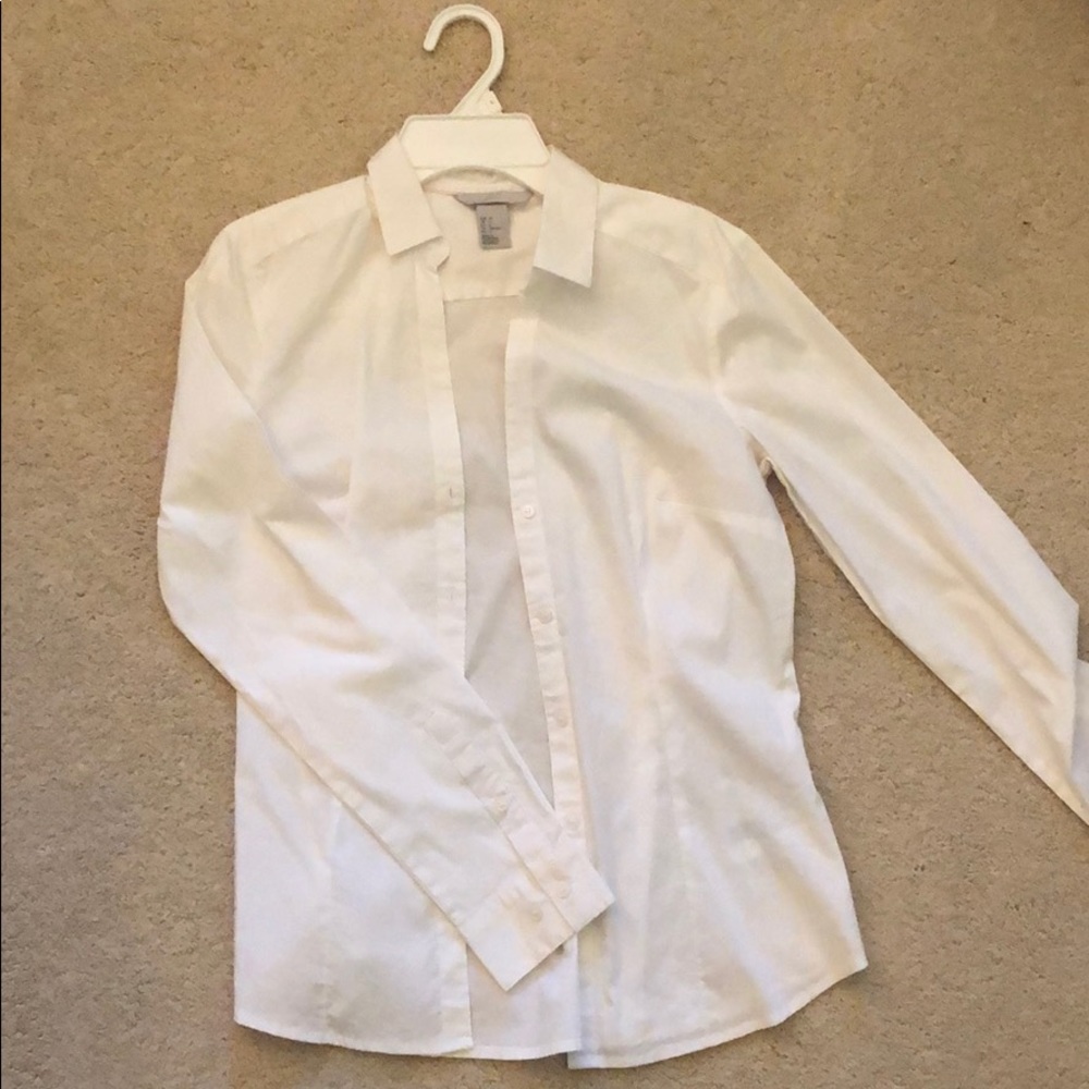 H&M white blouse
